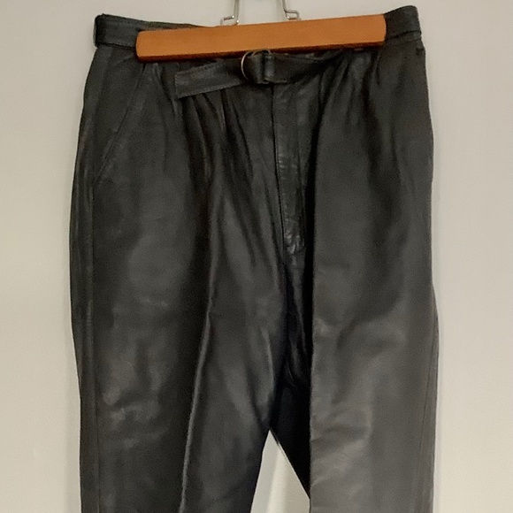 Rich Soft Italian Leather Pants Made in Italy💥 - Picture 1 of 5